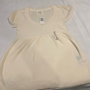NWT Old Navy Baby doll tan/ beige top